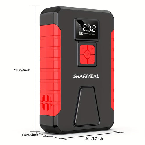 Portable 5-in-1 Car Jump Starter & Tire Inflator – Powerful & Compact